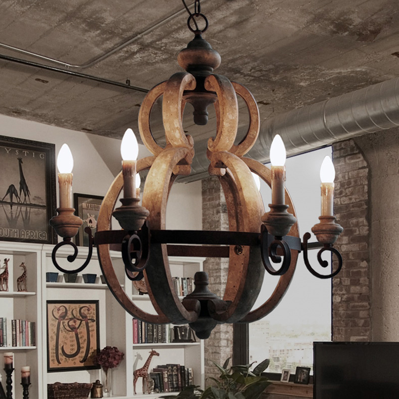 4d0277c0dcda5d54f99e5603272329ea JY20018-Vintage装饰客厅大厅民宿做旧吊灯