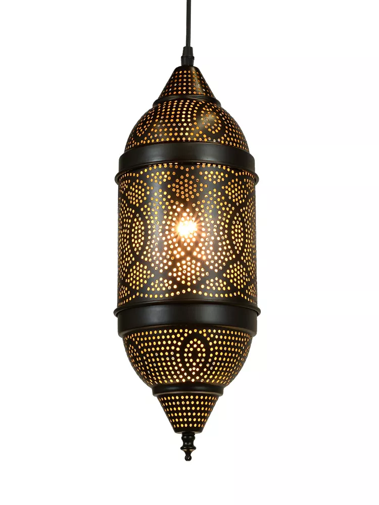 JY31001B-China Gold舞龙复古摩洛哥吊灯