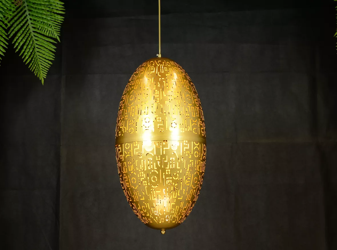 JY35026-异域西餐厅咖啡店火锅店金色吊灯