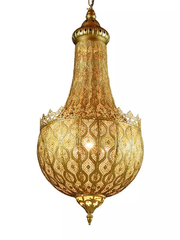 JY38021-新疆异域餐厅镂空花纹灯具