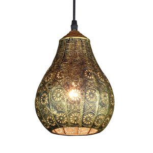 JY2121-Moroccan Lights Arabia Muslims Style Retro Restaurant Project Small Pendant Lamp