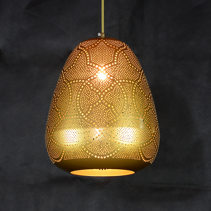 JY2123-Arabic Style Gold Lamp Hotel Pendtant Light Restaurant Clubhouse Corridor Chandelier