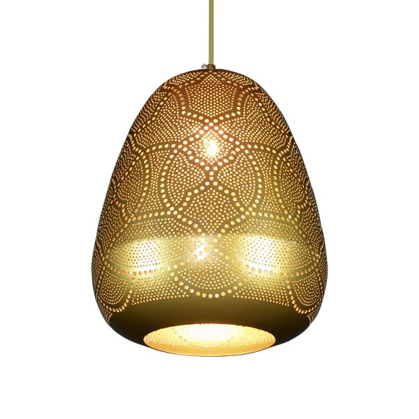 JY2123-Arabic Style Gold Lamp Hotel Pendtant Light Restaurant Clubhouse Corridor Chandelier