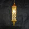 JY2124-Arabian style Hot-sale Arabic style handmade metal gold antique brass color pendant light