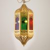 JY2130-Zhongshan Factory Lighting Arab Moroccan Muslim Style Mosque Traditional Gold Restaurant Pendant Lamp