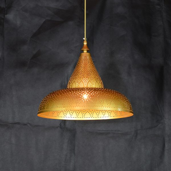 JY2132-Morocco French gold iron indoor Pendant Lighting Café Bar Decoration Pendant Lamp
