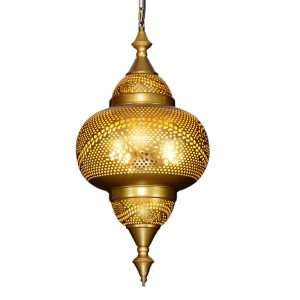 JY2151-Southeast Asian style light Morocco Traditional Gold Pendtant Lights Hotel Restaurant Lamps