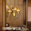 JY2122-Arabian style corridor Gold Lamp Staircase hollowed-out carved art Pendant Light