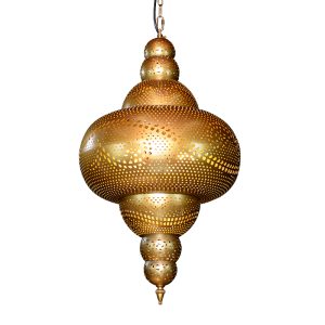 JY2153-Morocco Muslim Vintage Gold Pendant Lights Arabic Style Lighting Western Cafes Restaurants Lamp