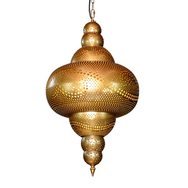 JY2153-Morocco Muslim Vintage Gold Pendant Lights Arabic Style Lighting Western Cafes Restaurants Lamp