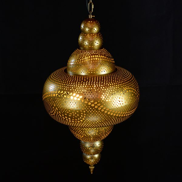 JY2153-Morocco Muslim Vintage Gold Pendant Lights Arabic Style Lighting Western Cafes Restaurants Lamp