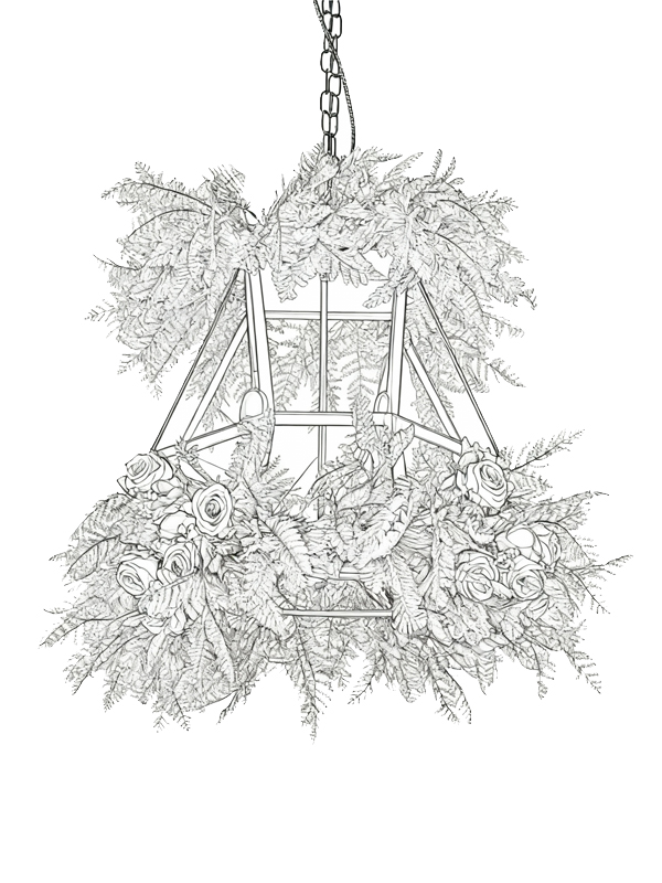 JY31001A-复古摩洛哥风情冲孔铁艺吊灯