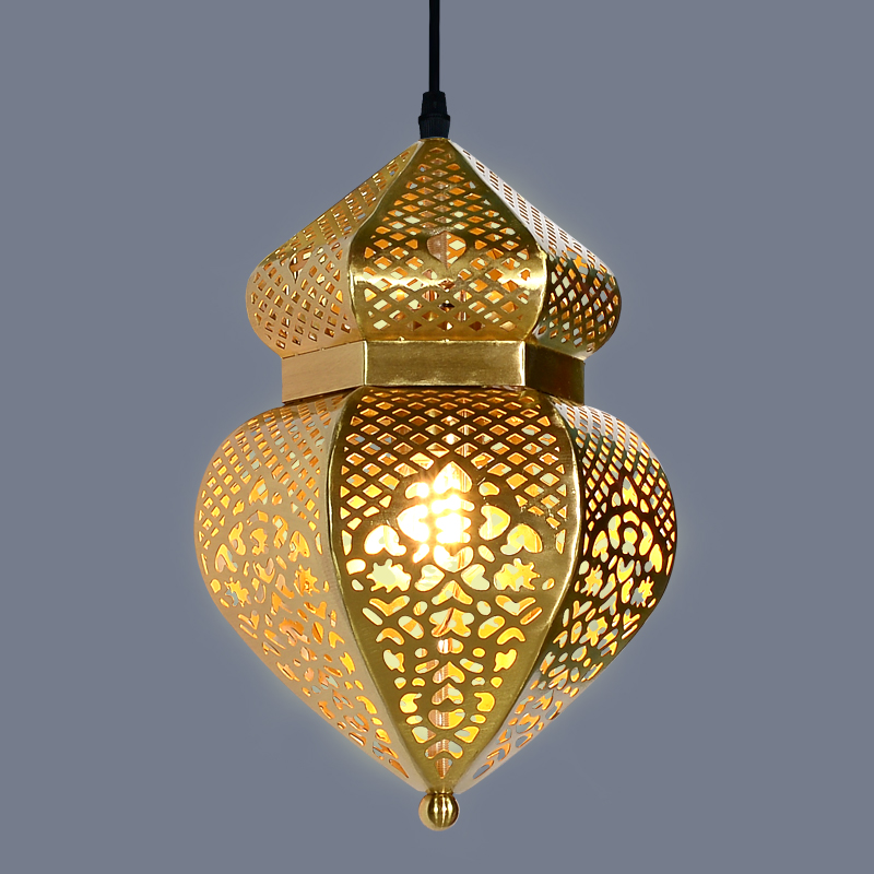 JY2131-Moroccan Style Modern Decoration Pendant Lamp Restaurant Corridor Gold Lighting From China