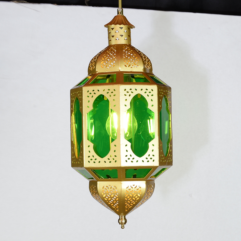 JY2126-Arabic Thai Moroccan lighting Decorative Hanging Lantern For Clubhouse Hotel Corridor Pendant Lamp