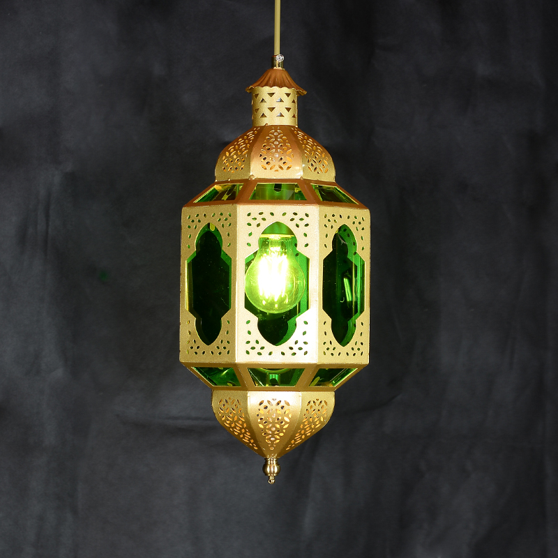JY2126-Arabic Thai Moroccan lighting Decorative Hanging Lantern For Clubhouse Hotel Corridor Pendant Lamp